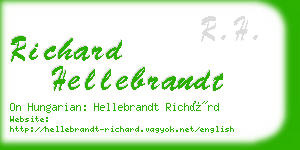 richard hellebrandt business card